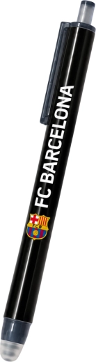 Bolígrafo de gel borrable negro del FC Barcelona