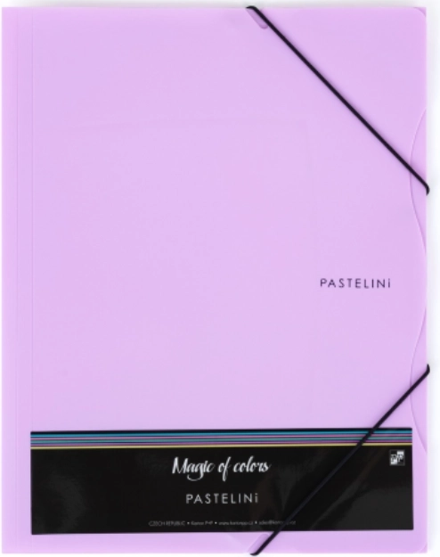 Carpeta con goma A4 PASTELINI morada