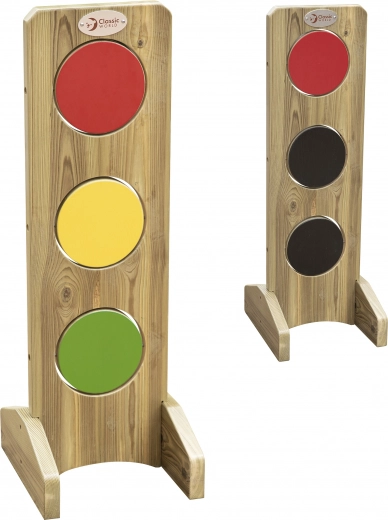 Semáforo de madera XXL de Classic World EDU
