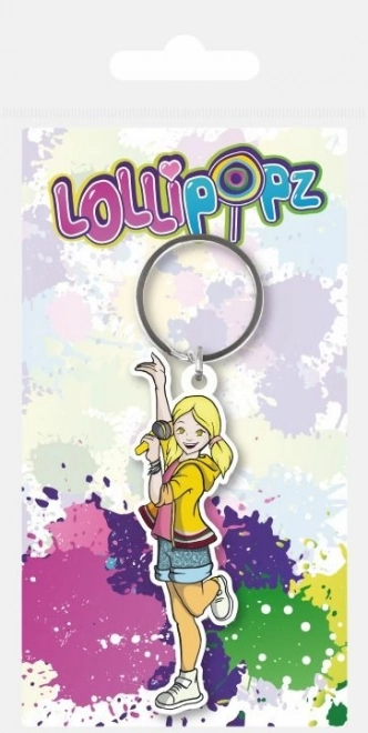 Lollipopz llavero amarillo