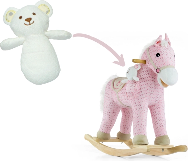 Peluche suave y osito como compañero de viaje