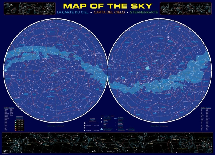 EUROGRAPHICS Puzzle Mapa del Cielo 1000 Piezas