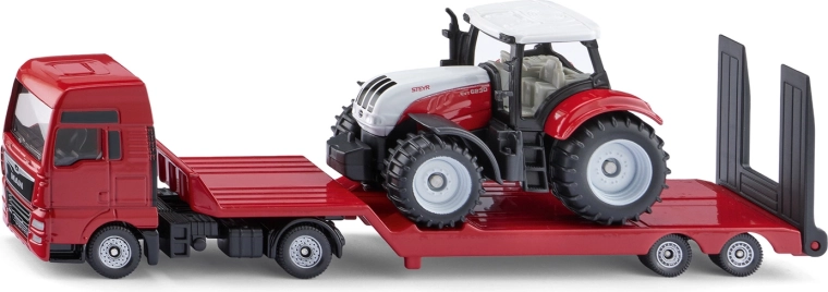 Siku Super tractora MAN con remolque y tractor Steyr