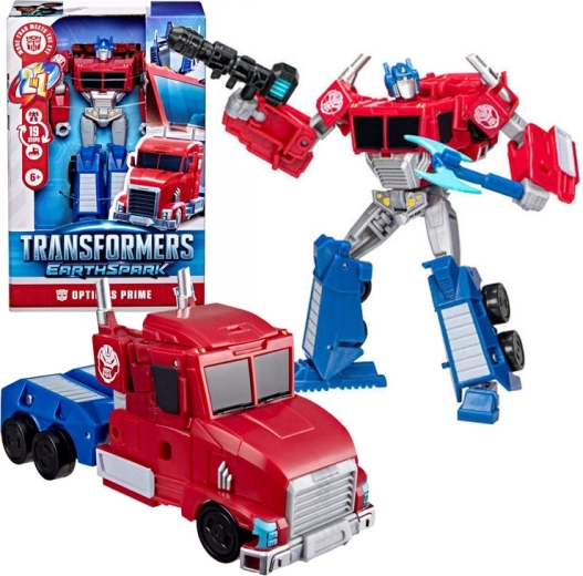 Hasbro Transformers EarthSpark figura deluxe Optimus Prime 2en1 (robot/camión) - 1 pieza