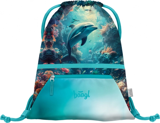 Bolsa con bolsillo Delfín