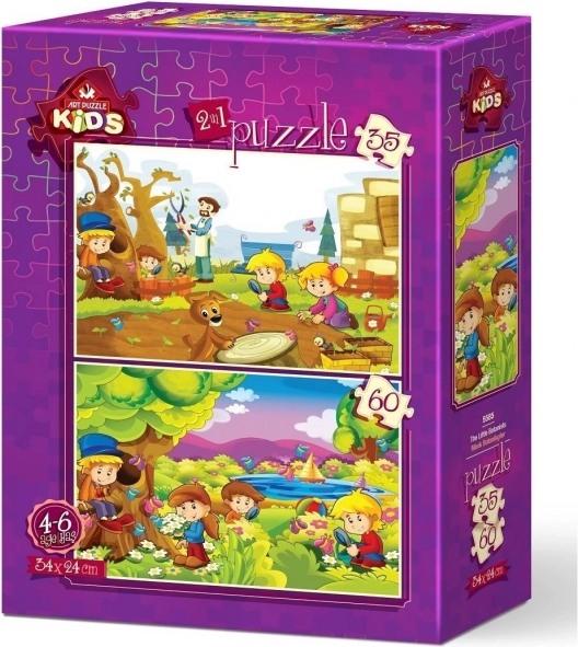 Puzle Pequeños botánicos 35 y 60 piezas
