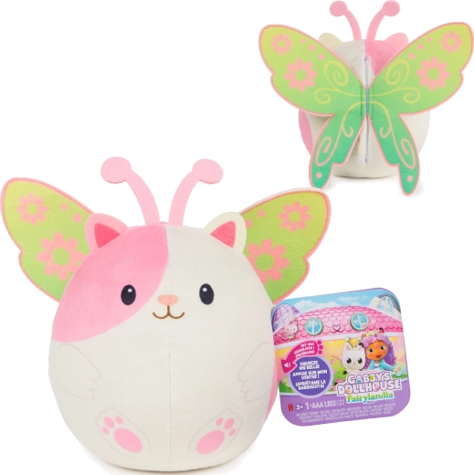 Peluche interactivo Hamster Kitty de La casa de muñecas de Gabby 14 cm (Spin Master)