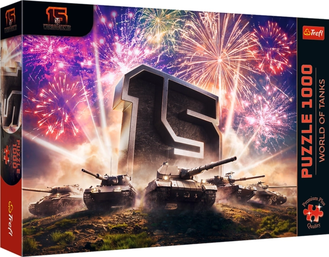 Puzzle Trefl de 1000 piezas – 15.º aniversario de WORLD OF TANKS