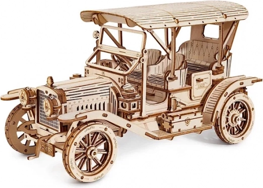 RoboTime rompecabezas 3D de madera coche histórico
