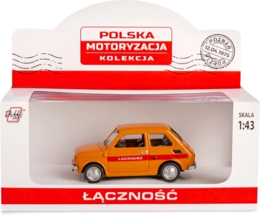 Vehículo postal Fiat 126p a escala 1:43