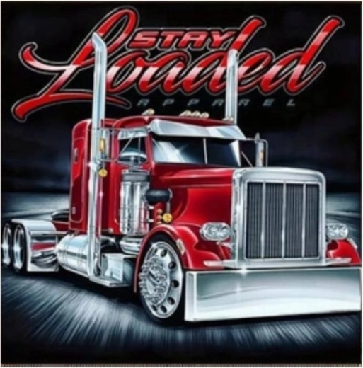 Norimpex pintura de diamantes camión rojo americano 30 × 40 cm