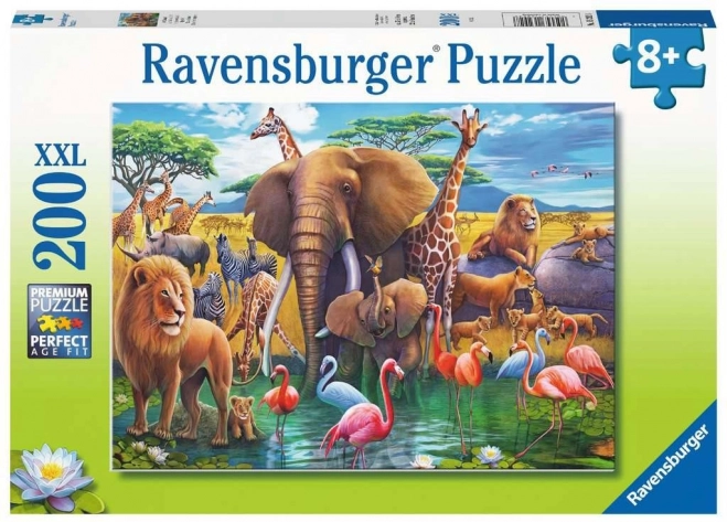 Puzle 2D de 200 piezas – animales salvajes RAVENSBURGER