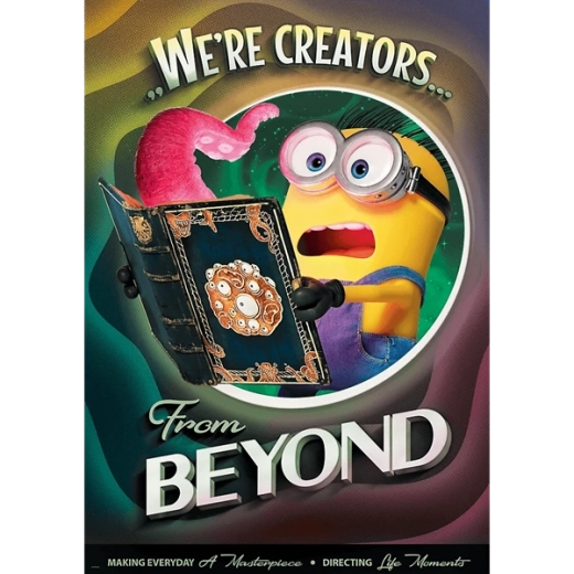 Motivo de Minions 3 en gran formato