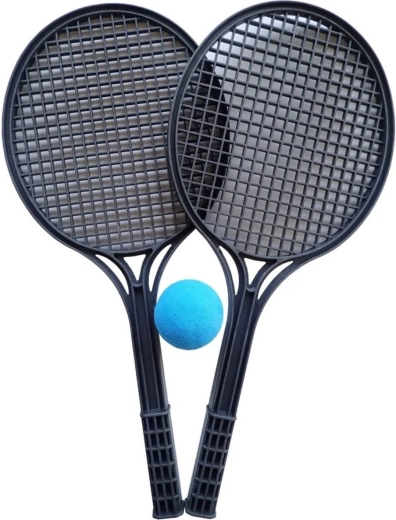 KUBIsport set de tenis soft con 2 palas y pelota de espuma