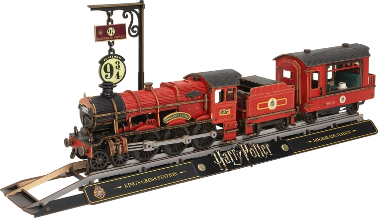 Detallado puzle 3D de madera para fans de Harry Potter
