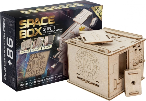 EscapeWelt rompecabezas de madera 3D – Cápsula espacial