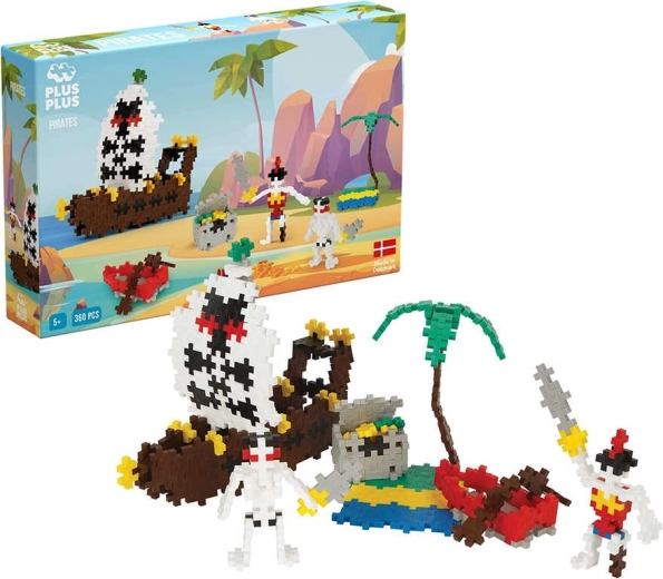 Set básico de piratas Plus-Plus, 360 piezas