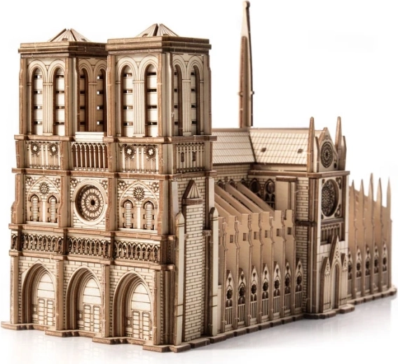 Réplica detallada de la catedral de Notre-Dame