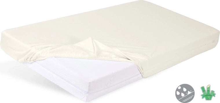 Babymatex sábana impermeable con elástico Bamboo beige claro 60 × 120 cm