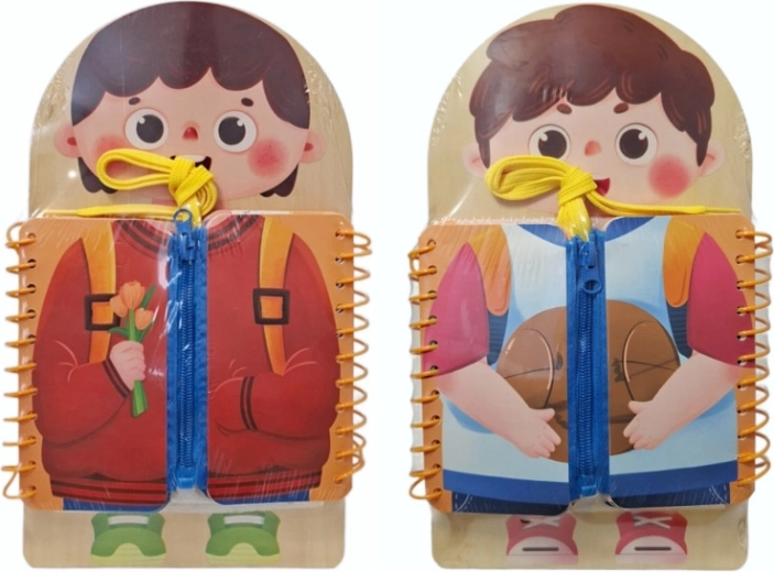Libro de actividades de madera para niños - 1 unidad