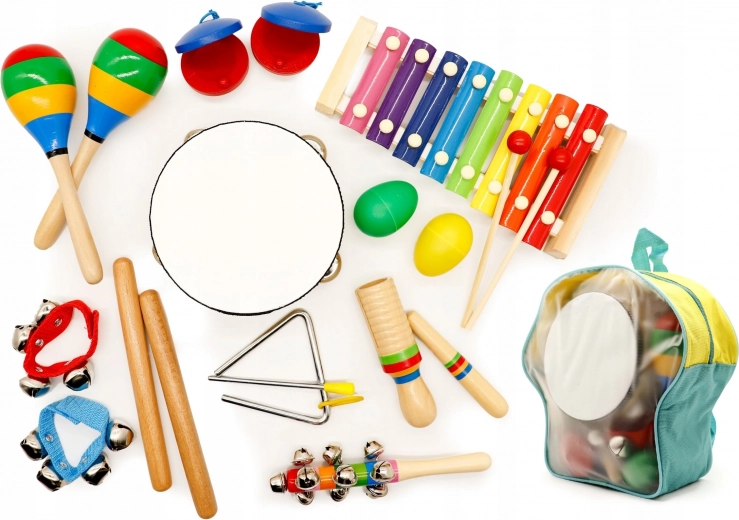 Set musical de 10 instrumentos infantiles con mochila ECOTOYS