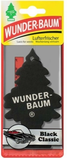 Ambientador en forma de arbolito Wunderbaum Black Classic