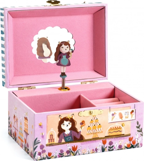 Caja de música Puesto de helados DJECO
