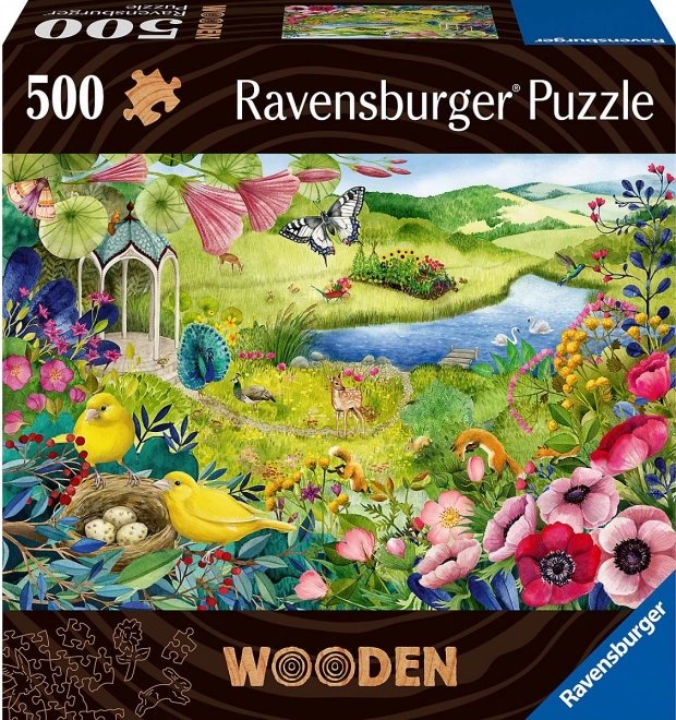 Puzzle de madera Jardín salvaje 500 piezas