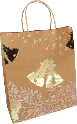 Aspecto kraft con decoración festiva