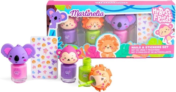 Set de uñas con pegatinas My Best Friends