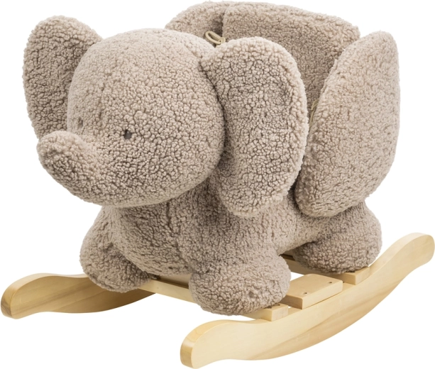Nattou elefante de peluche balancín Teddy taupe