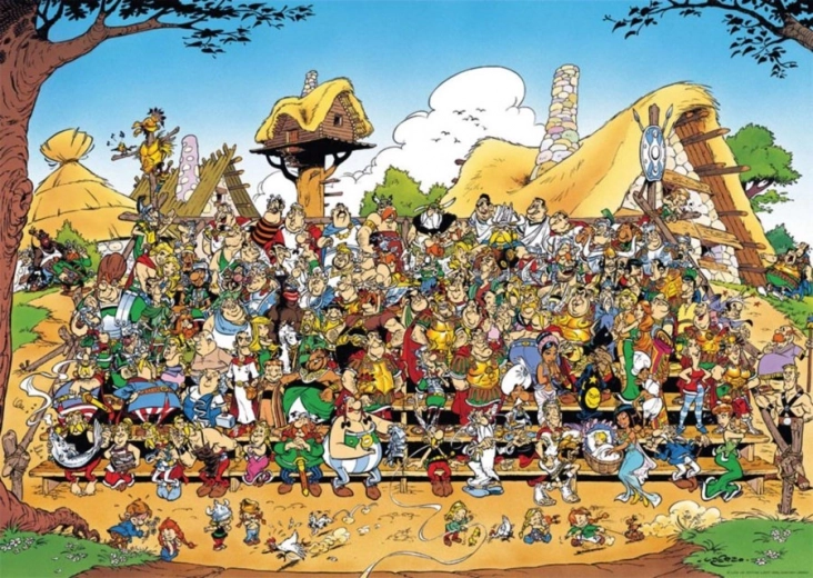 Ravensburger Puzzle Astérix y Obélix: Foto familiar 1000 piezas