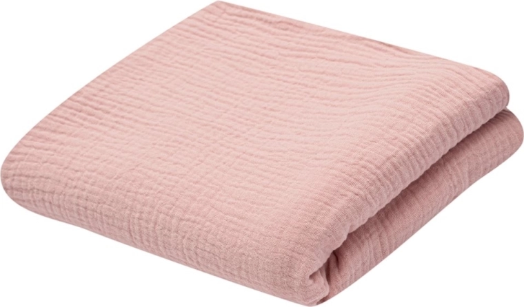 Manta infantil de muselina New Baby 70 × 100 cm rosa