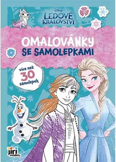 Libro para colorear A4 con pegatinas Frozen