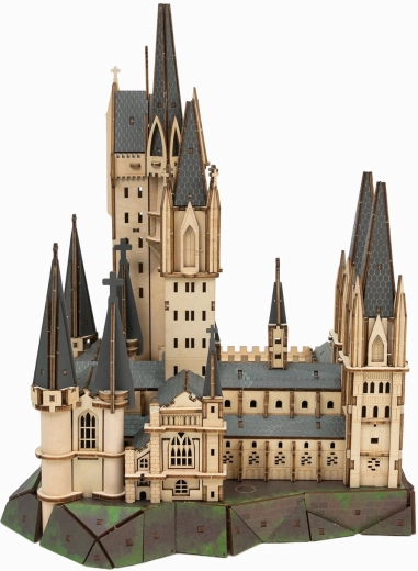El icónico Gran Comedor de Hogwarts con ricos detalles