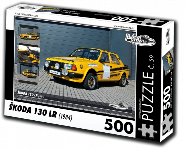 Puzzle RETRO-AUTA Škoda 130 LR 500 piezas