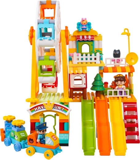 Tren y figuras para jugar con imaginación