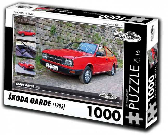 Puzzle RETRO-AUTA Škoda Garde 1983, 1000 piezas