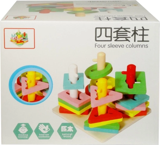 Clasificador educativo de formas de madera