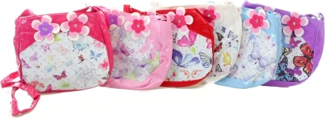 Bolso con mariposas brillantes