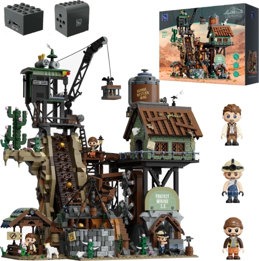 Set de construcción Pantasy Mina de oro del Oeste, 2990 piezas