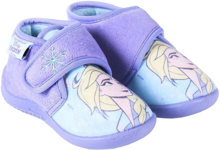 Zapatillas de casa infantiles Frozen Elsa moradas