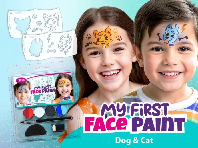 My First FacePaint pintura facial perro y gato