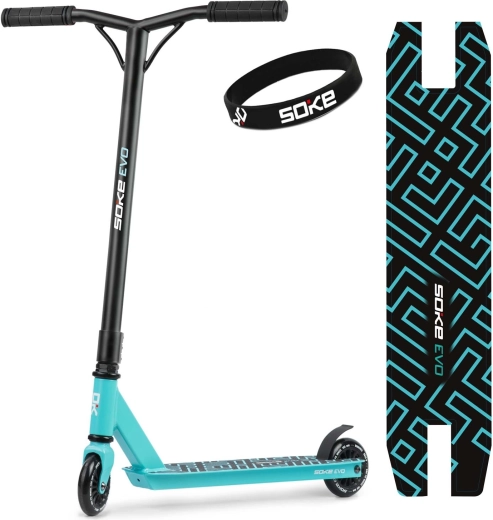 Patinete freestyle Soke EVO azul claro