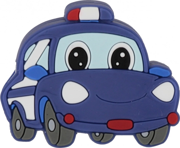 Divertido diseño infantil de coche de policía