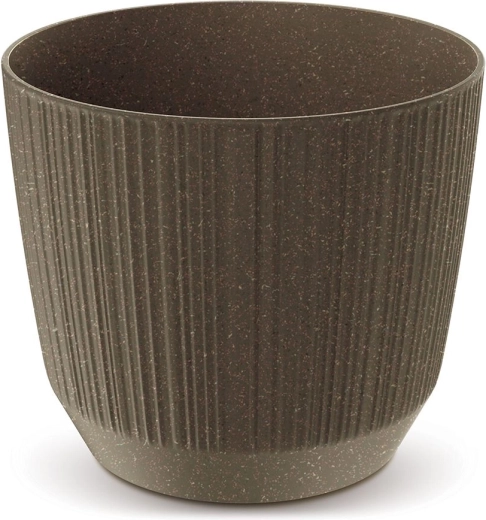 Maceta Ryfo Eco Wood 16,8 cm – café
