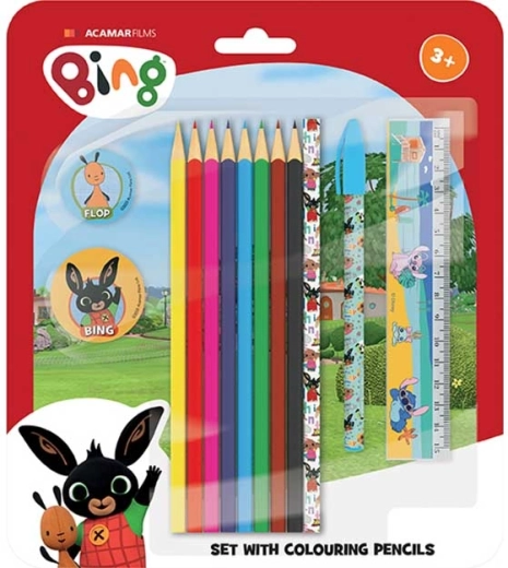 Set con lápices de colores Bing
