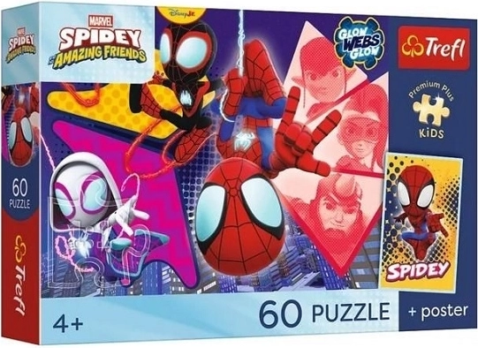 Puzzle Premium plus kids Spidey y sus amigos – Increíble aventura 60 piezas