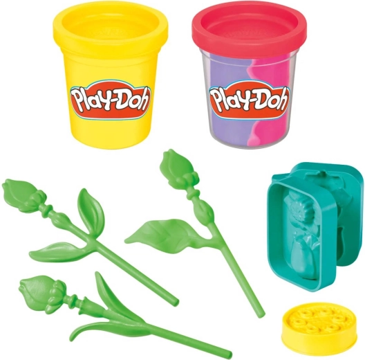 Creación de flores con molde, tallos y base