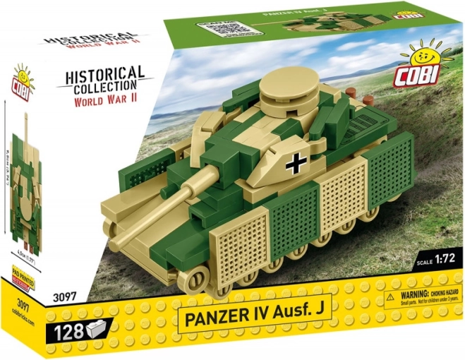 Modelo de tanque Panzer IV Ausf. J de bloques